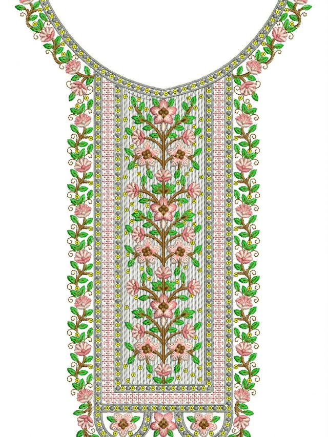 top 10 neck embroidery designs 1